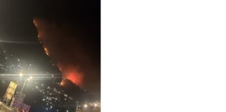 Il fuoco avvolge la Divina